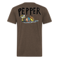 Peper Drip F - Fish B  by Next Level - heather espresso