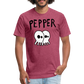 Peper 2 Ghost F by Next Level - heather burgundy