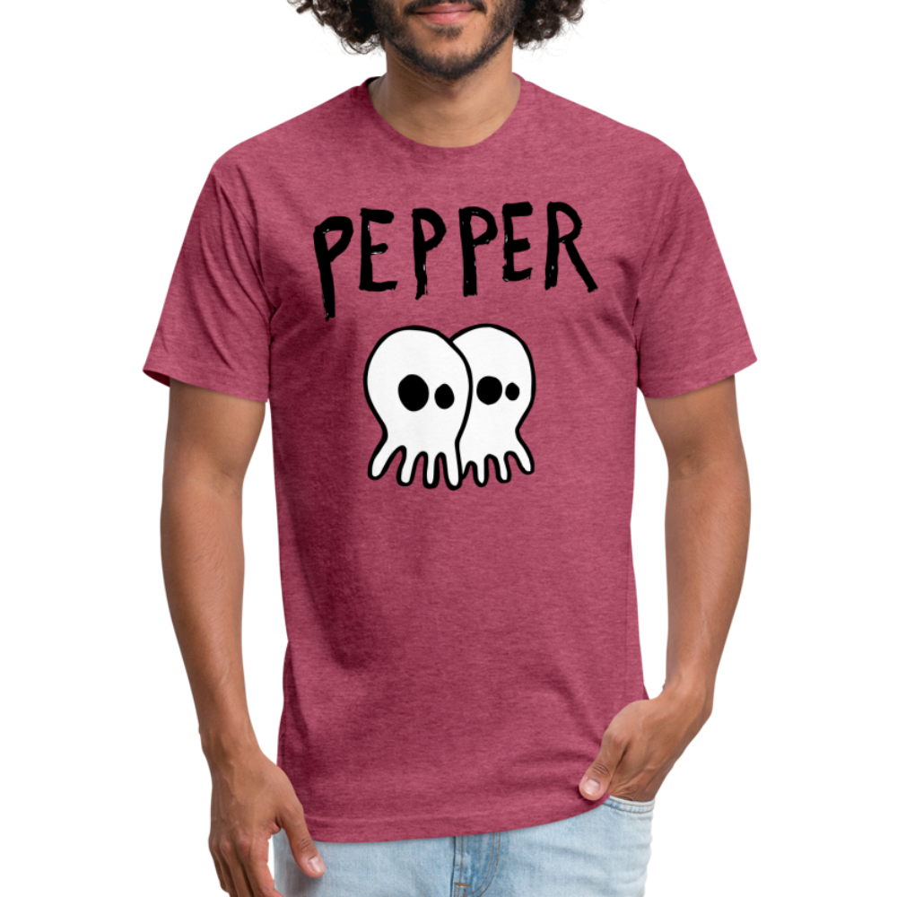 Peper 2 Ghost F by Next Level - heather burgundy