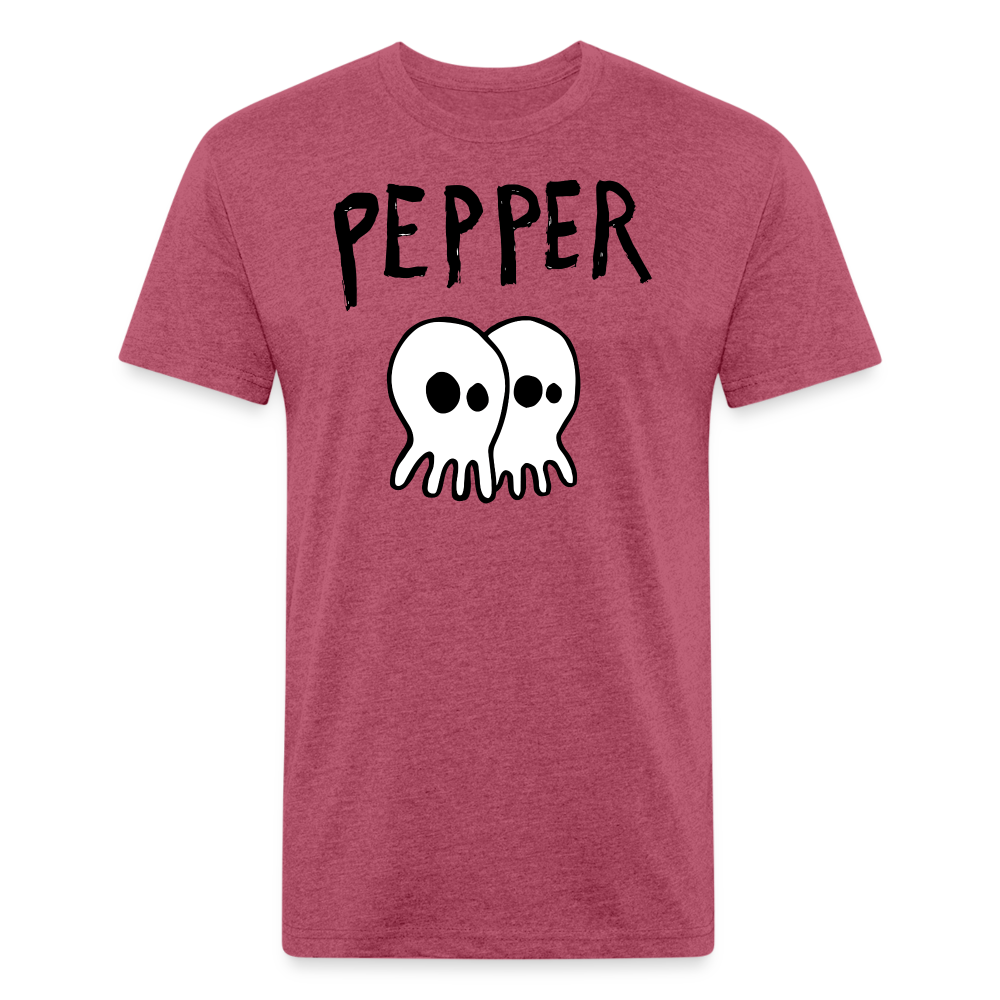 Peper 2 Ghost F by Next Level - heather burgundy