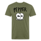 Peper 2 Ghost F by Next Level - heather military green