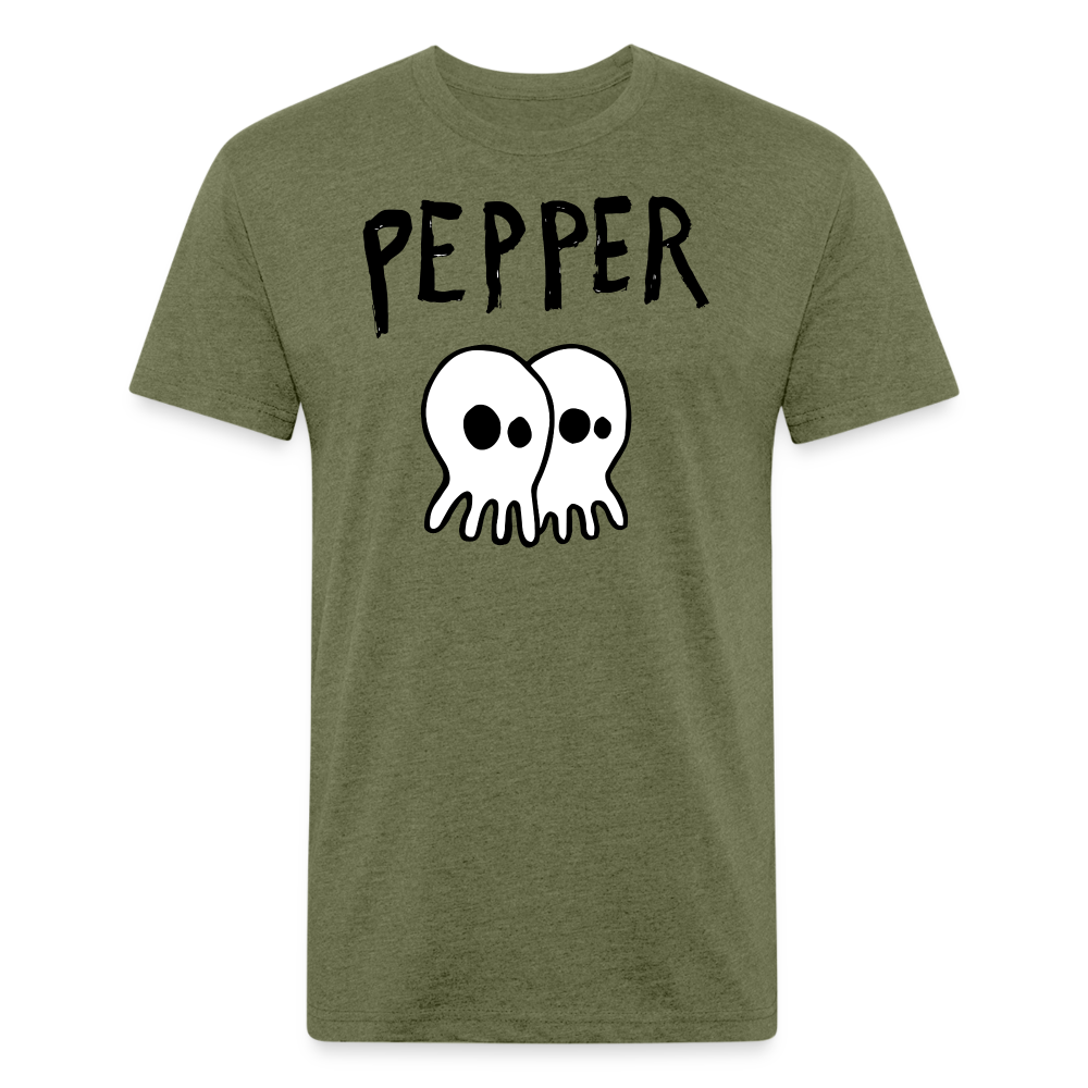 Peper 2 Ghost F by Next Level - heather military green