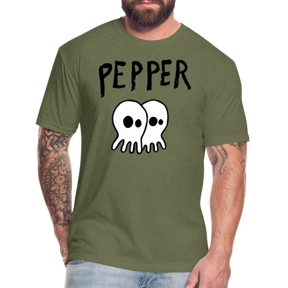 Peper 2 Ghost F by Next Level - heather military green