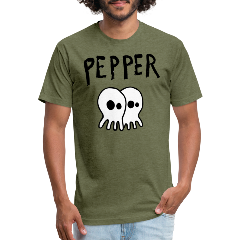 Peper 2 Ghost F by Next Level - heather military green
