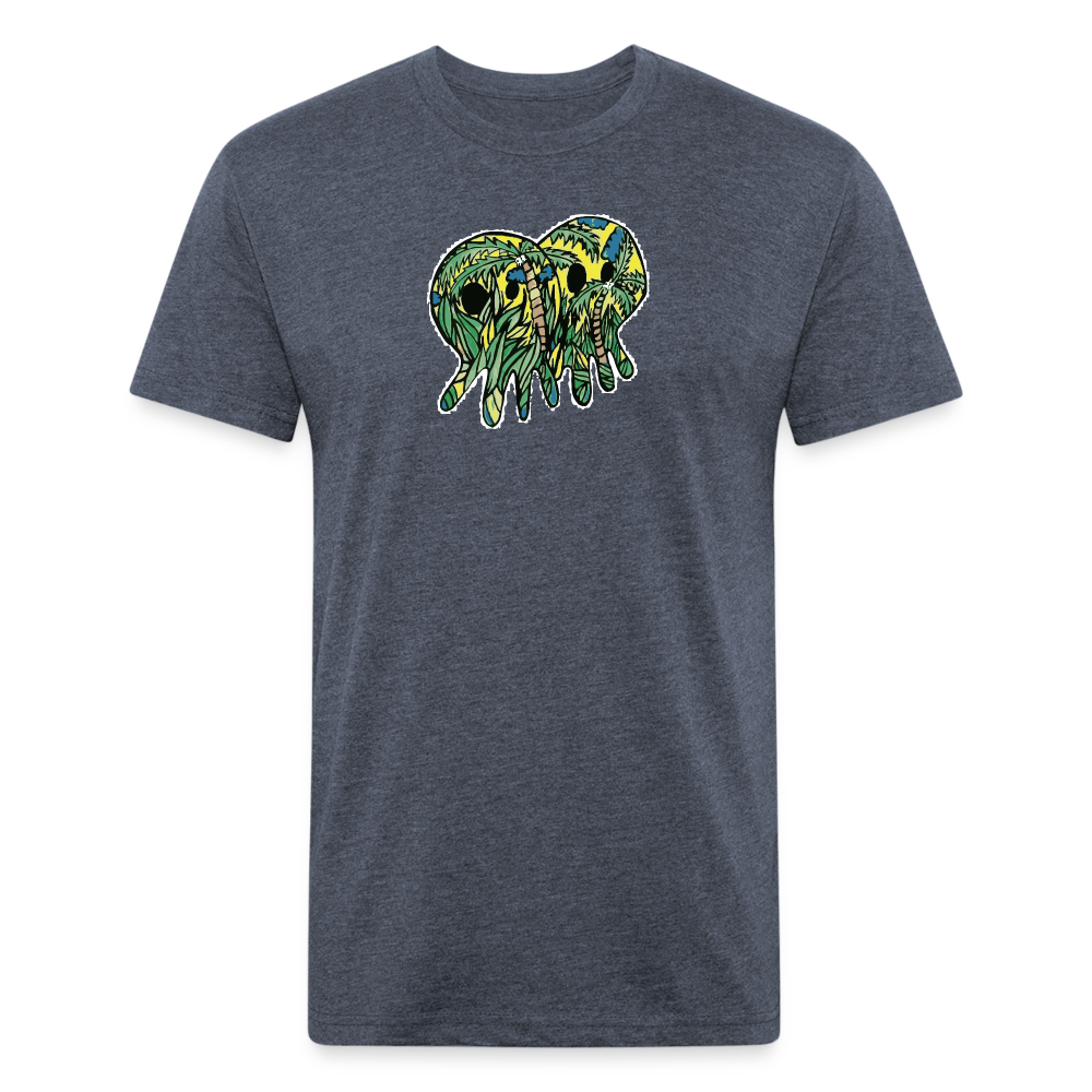 Peper Palm Ghost F by Next Level - heather navy