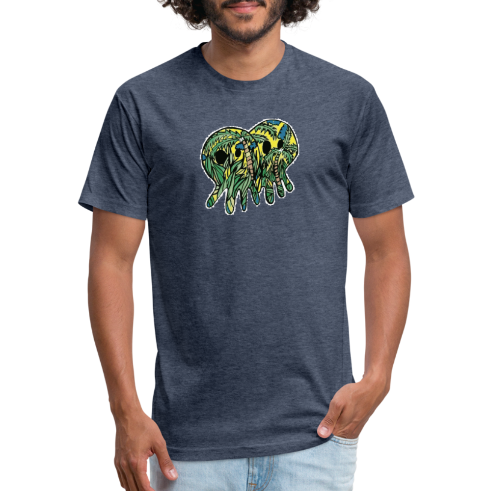 Peper Palm Ghost F by Next Level - heather navy