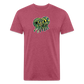 Peper Palm Ghost F by Next Level - heather burgundy