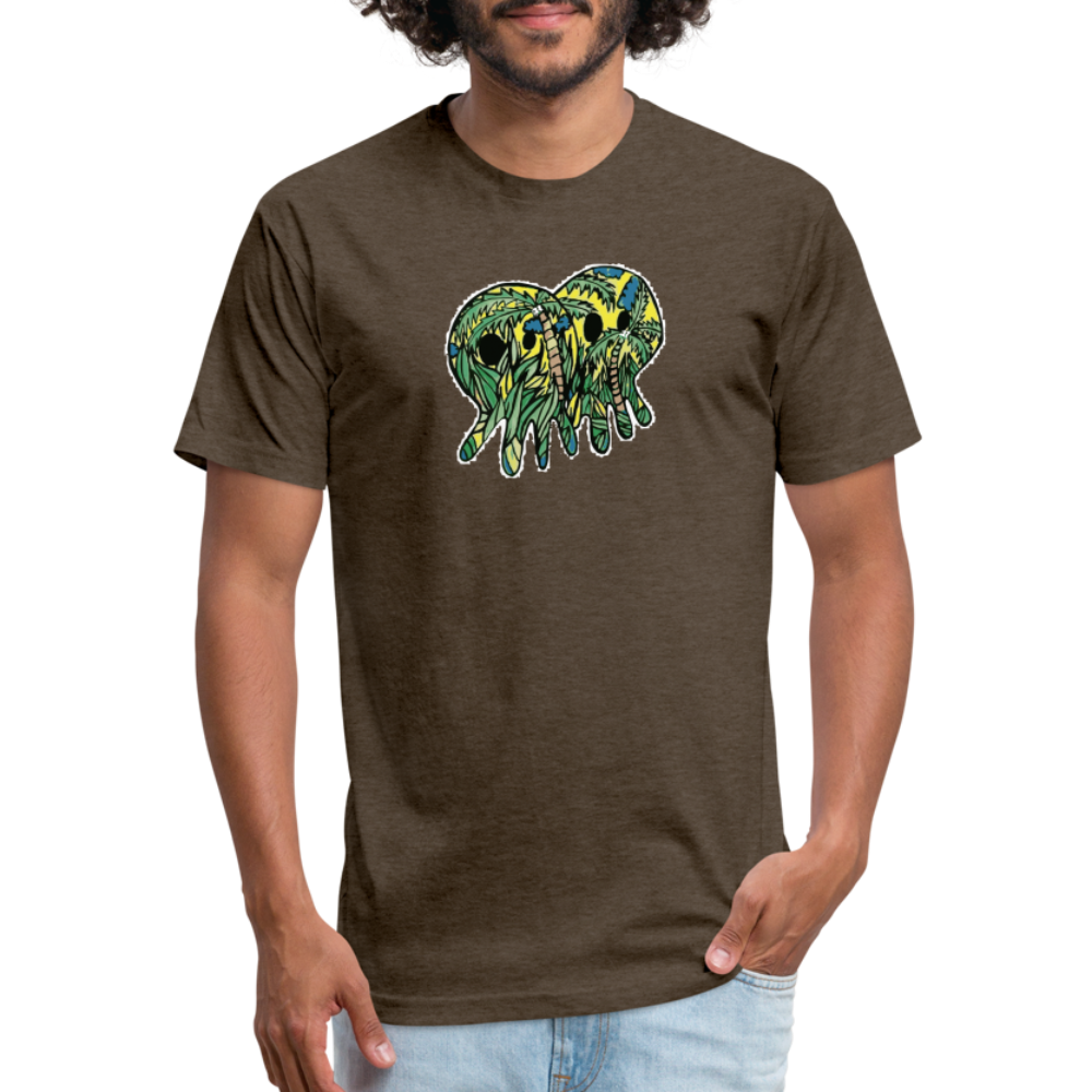 Peper Palm Ghost F by Next Level - heather espresso