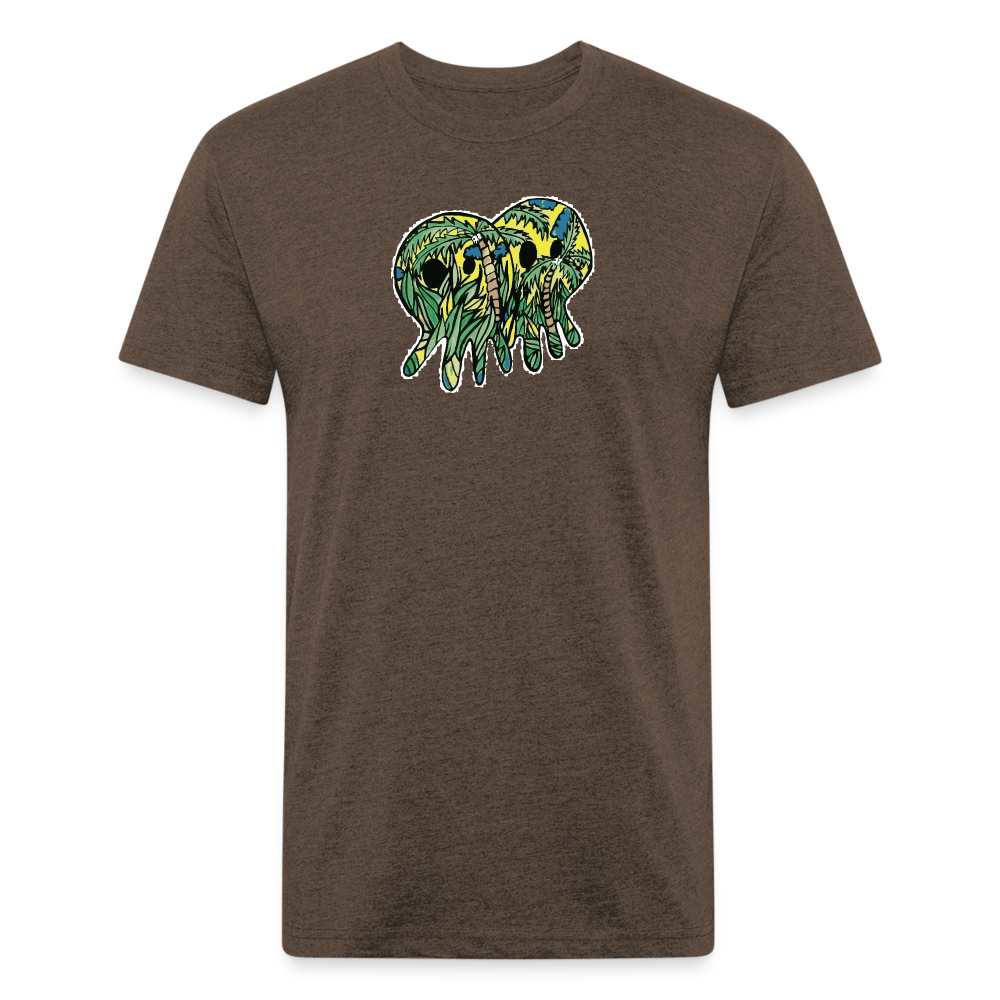 Peper Palm Ghost F by Next Level - heather espresso