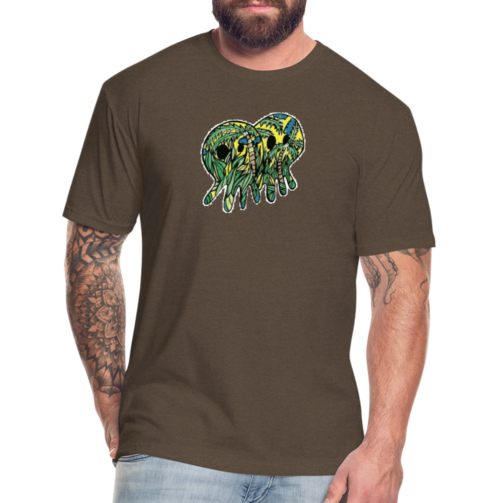 Peper Palm Ghost F by Next Level - heather espresso
