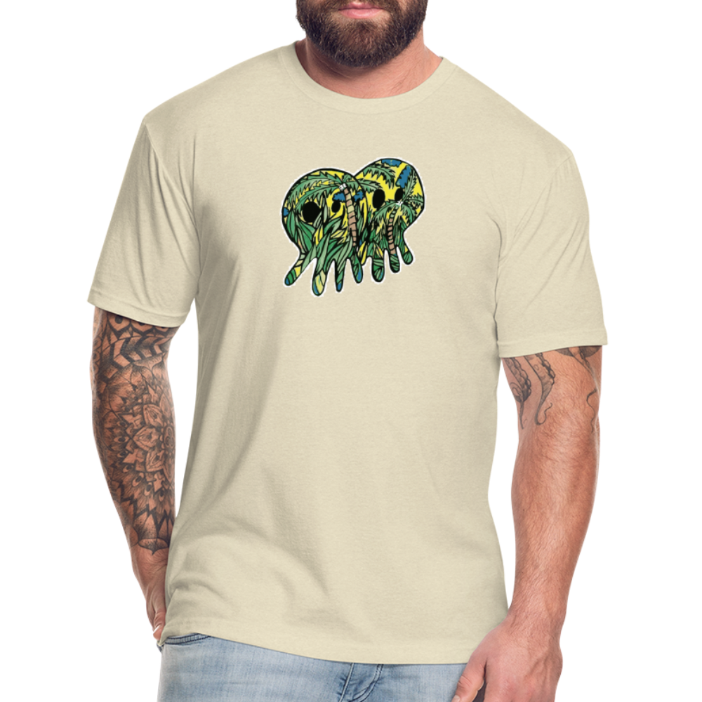 Peper Palm Ghost F by Next Level - heather cream