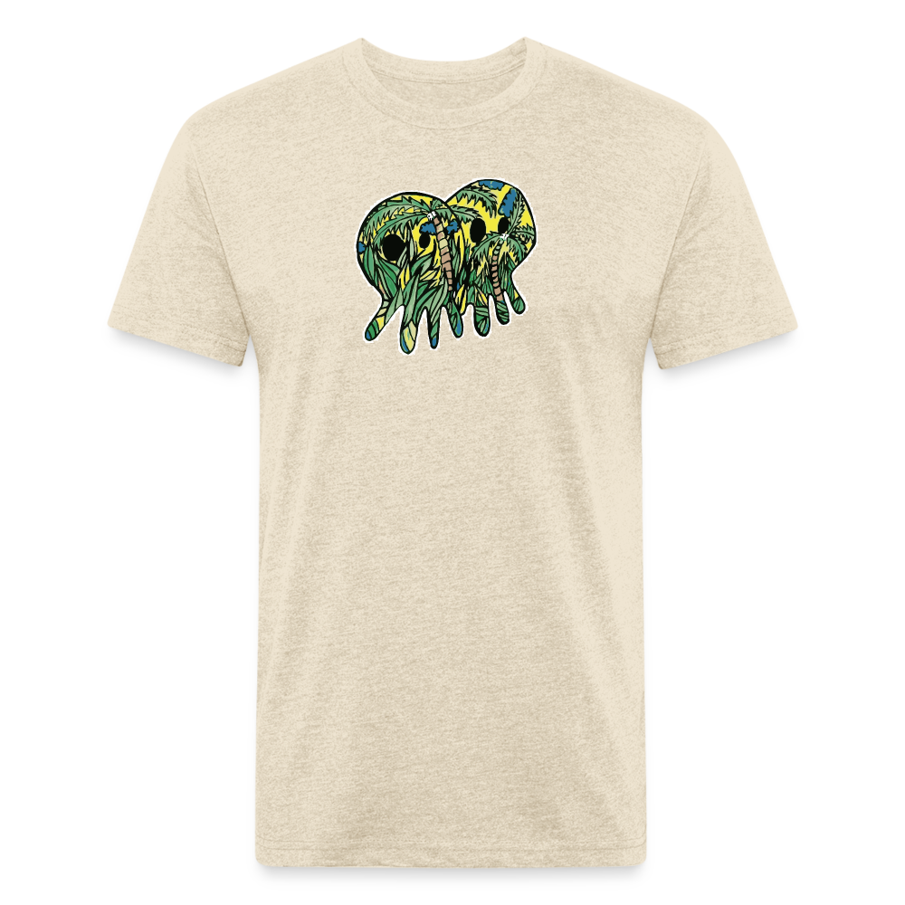 Peper Palm Ghost F by Next Level - heather cream