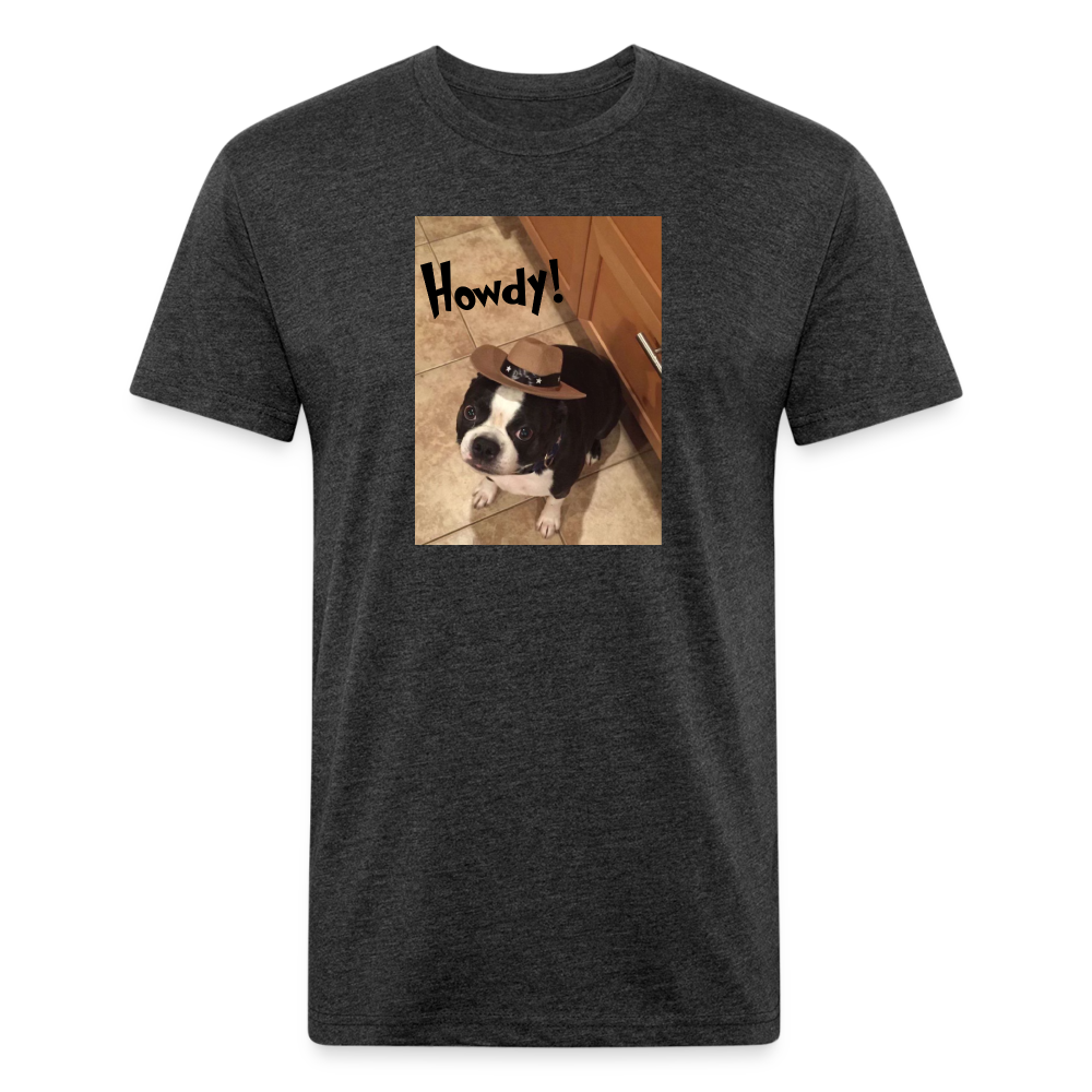 Howdy Dog T-Shirt by Next Level - heather black