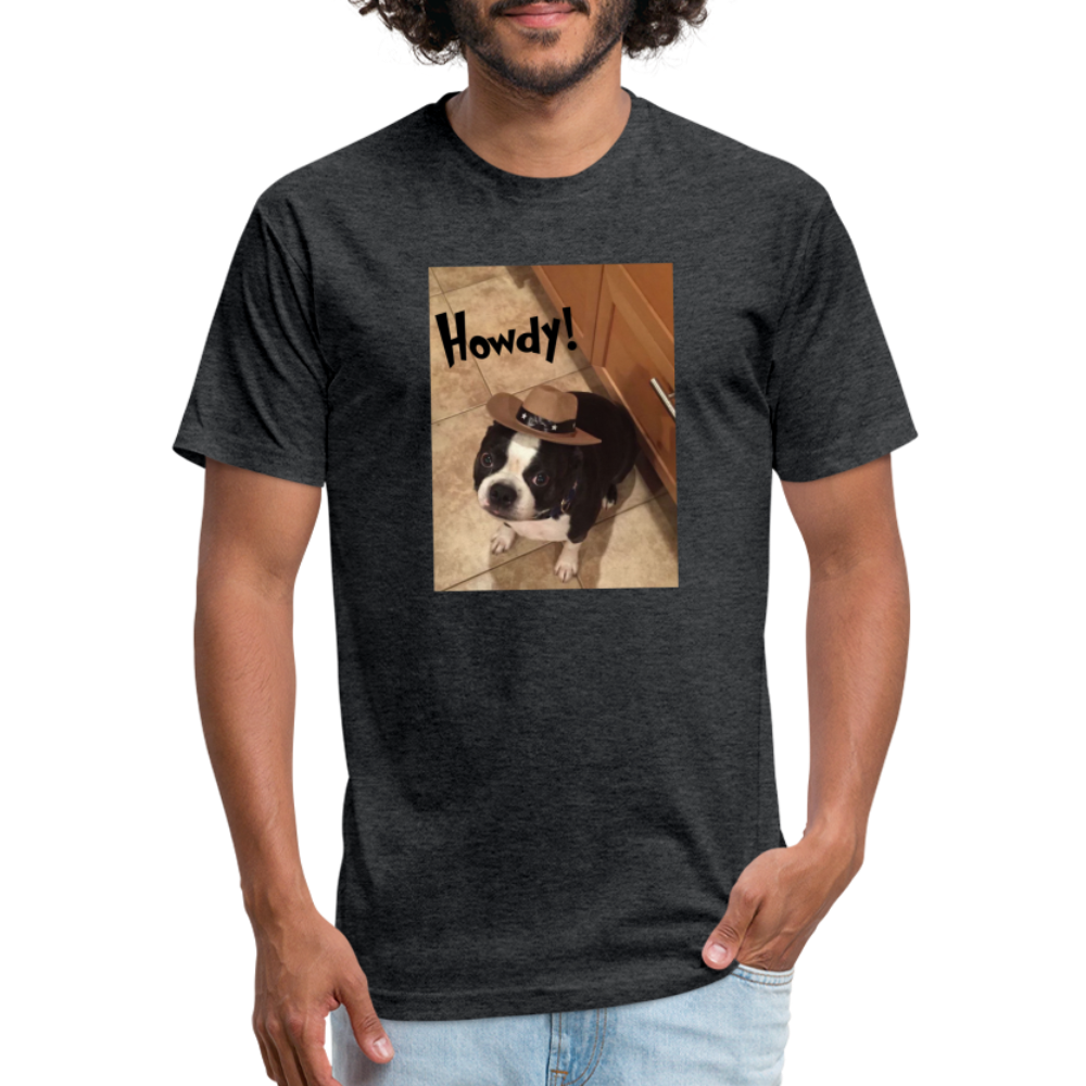 Howdy Dog T-Shirt by Next Level - heather black