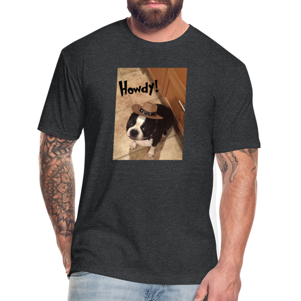 Howdy Dog T-Shirt by Next Level - heather black