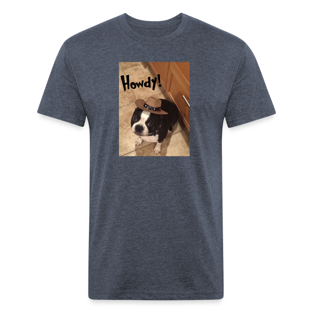 Howdy Dog T-Shirt by Next Level - heather navy