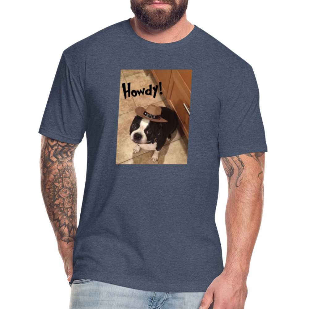 Howdy Dog T-Shirt by Next Level - heather navy