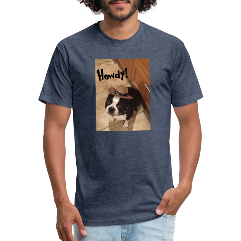 Howdy Dog T-Shirt by Next Level - heather navy