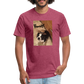 Howdy Dog T-Shirt by Next Level - heather burgundy