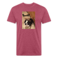 Howdy Dog T-Shirt by Next Level - heather burgundy