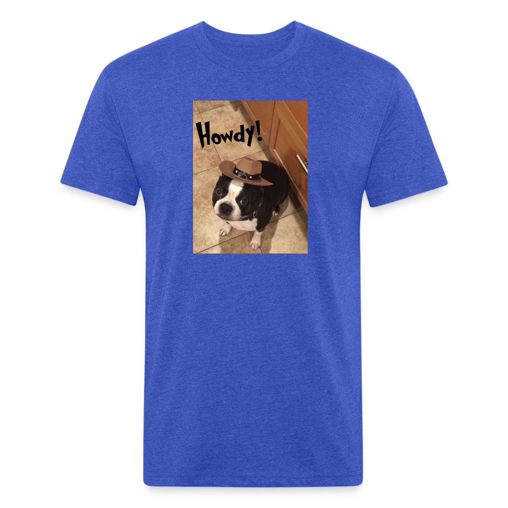 Howdy Dog T-Shirt by Next Level - heather royal
