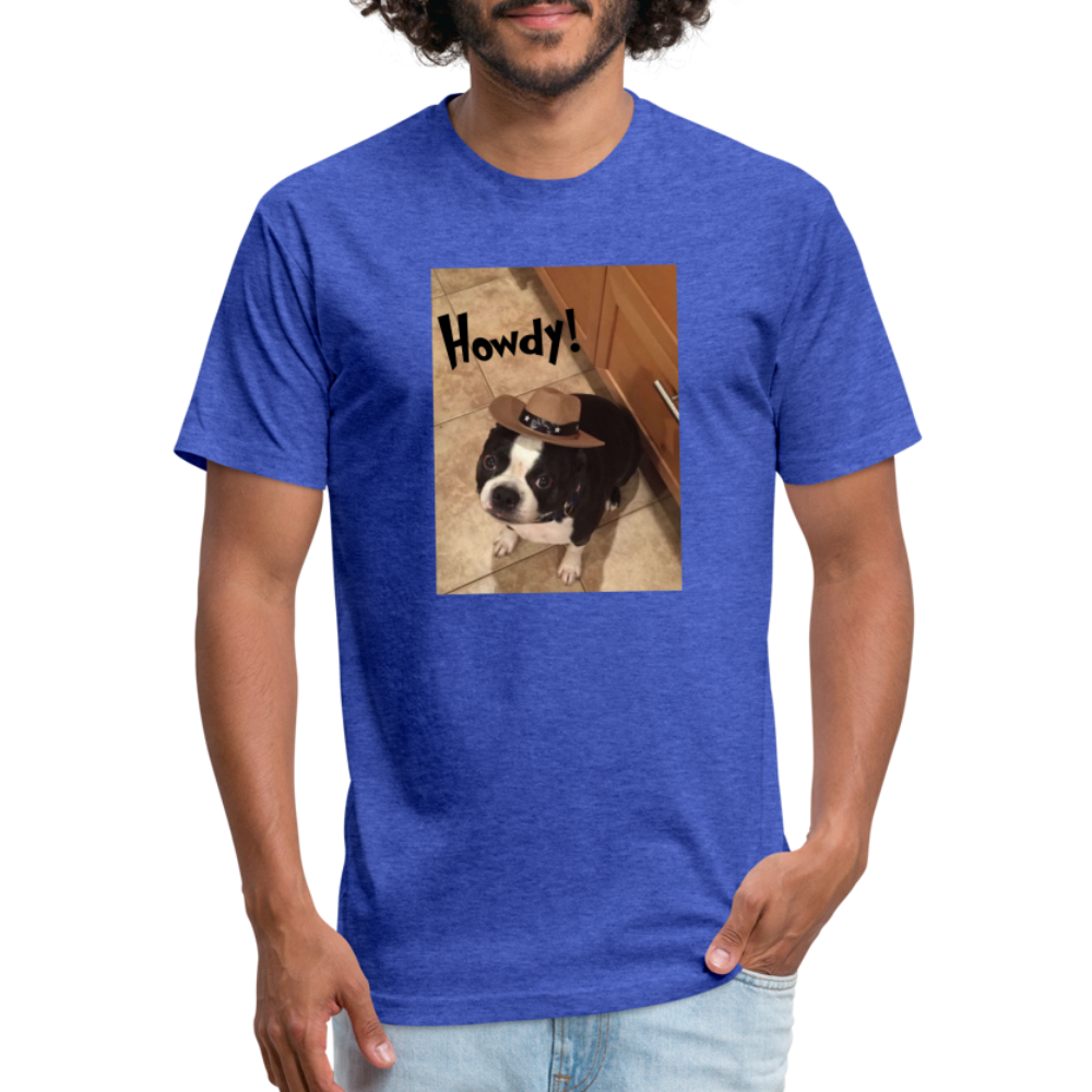 Howdy Dog T-Shirt by Next Level - heather royal