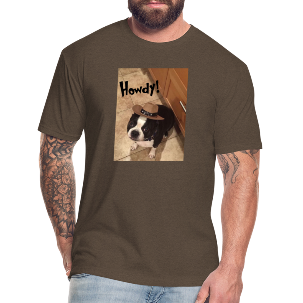 Howdy Dog T-Shirt by Next Level - heather espresso