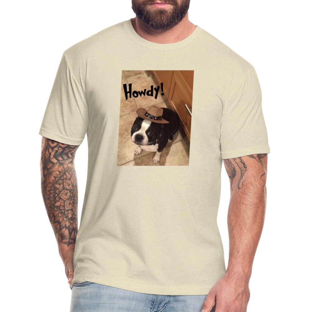 Howdy Dog T-Shirt by Next Level - heather cream