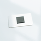 Az Clean Rectangle Magnet - white