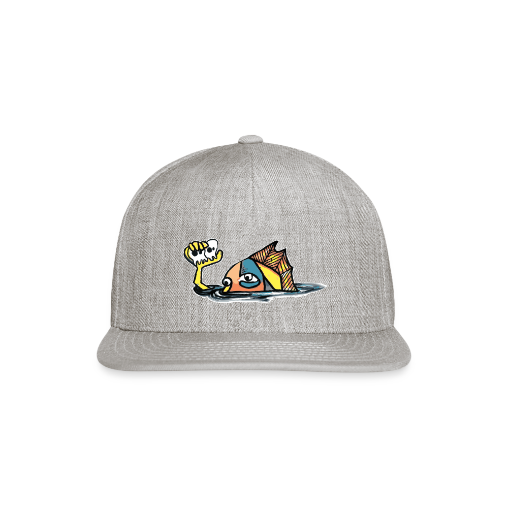 Peper Just Fish Snapback - heather gray