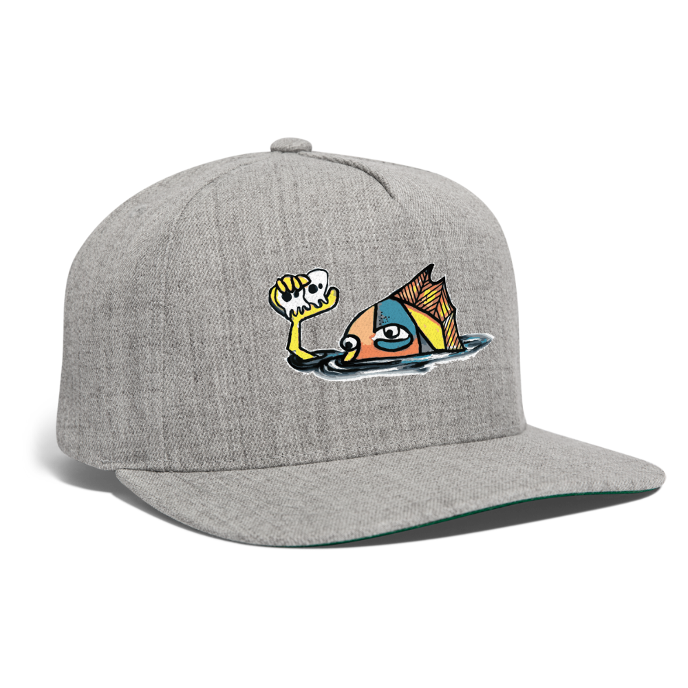 Peper Just Fish Snapback - heather gray