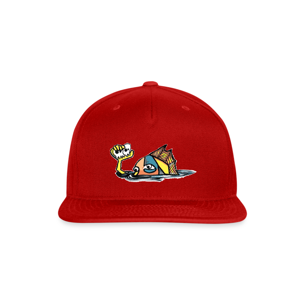 Peper Just Fish Snapback - red