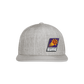 Suns Slant Grey Snapback Baseball Cap - heather gray