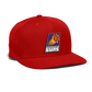 Suns Slant Center Grey Snapback Baseball Cap - red