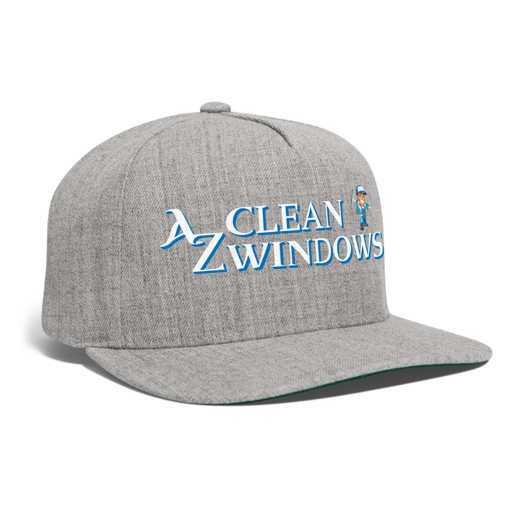 Az Clean Lgo GuySnapback Baseball Cap - heather gray