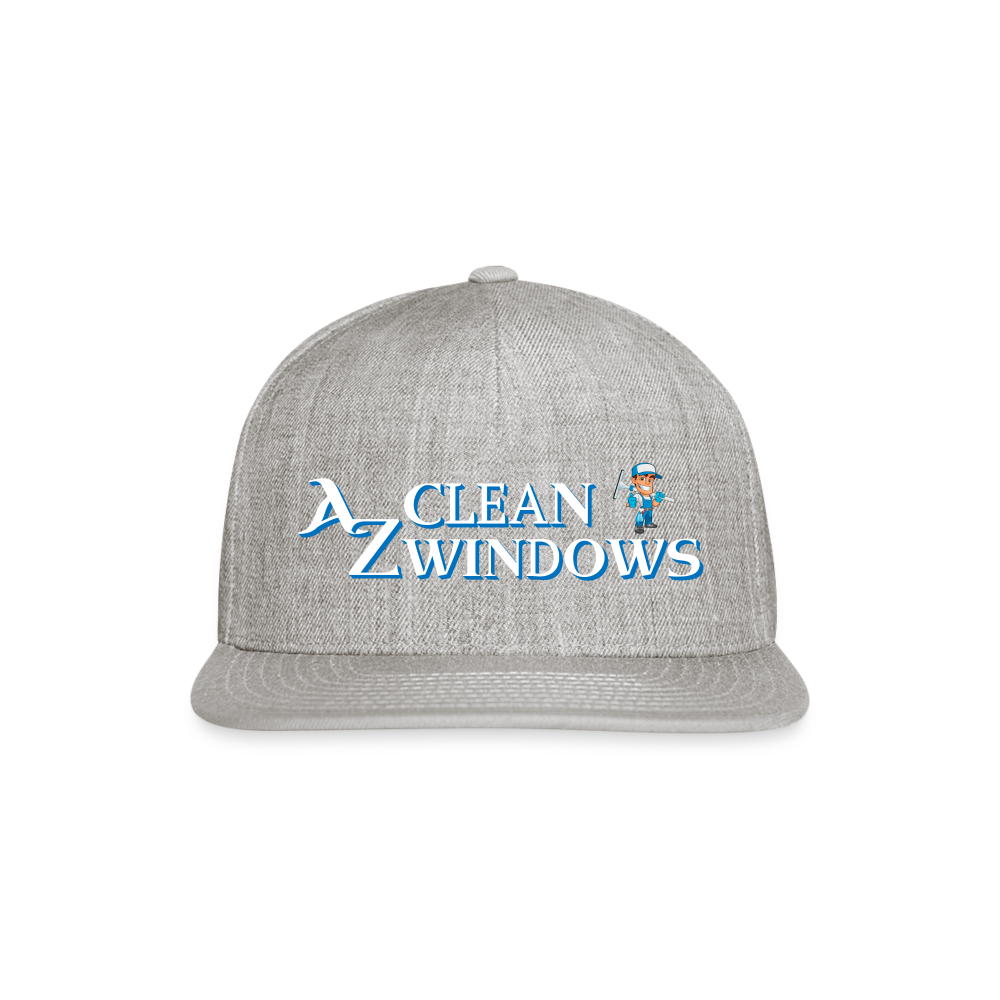 Az Clean Lgo GuySnapback Baseball Cap - heather gray