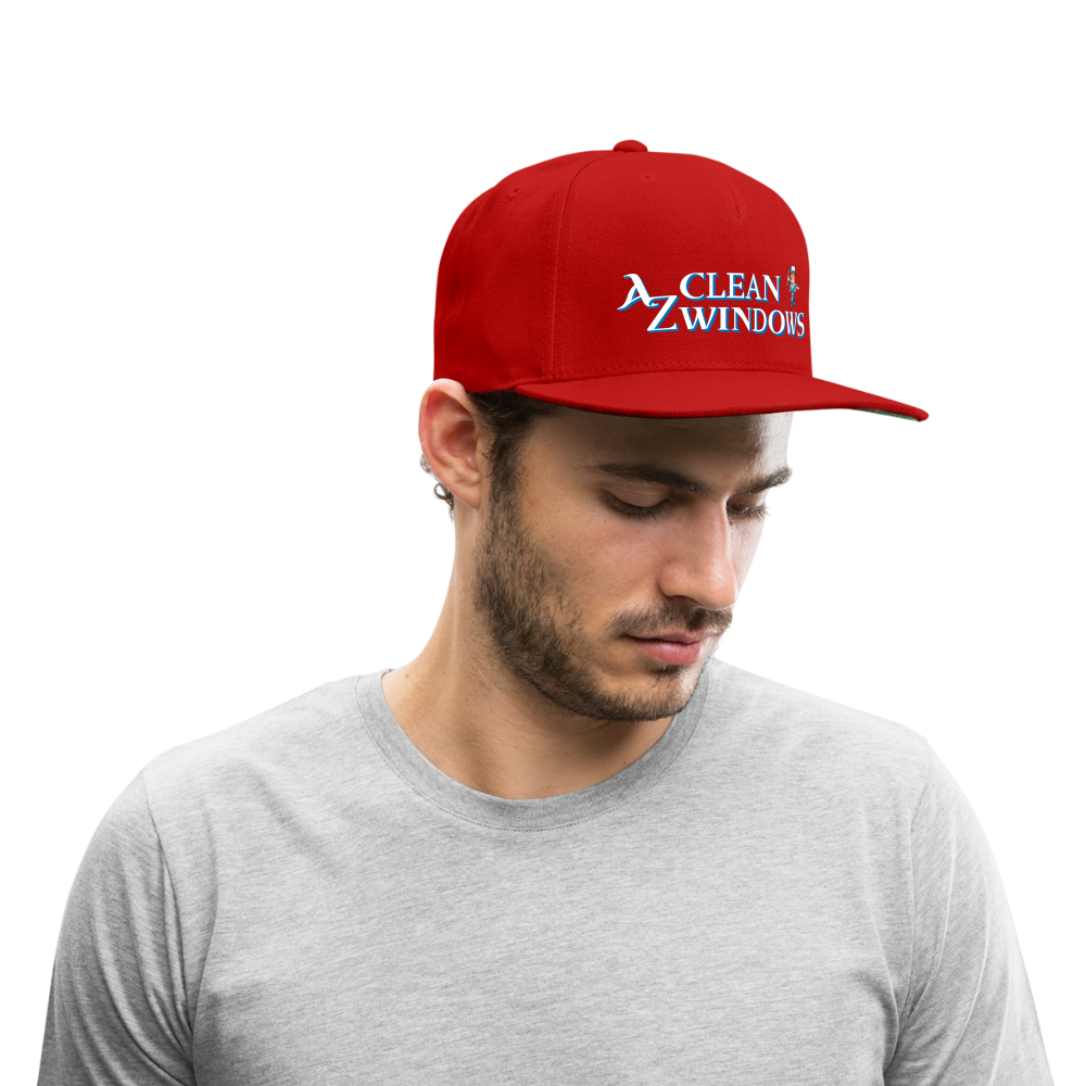 Az Clean Lgo GuySnapback Baseball Cap - red
