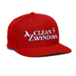 Az Clean Lgo GuySnapback Baseball Cap - red
