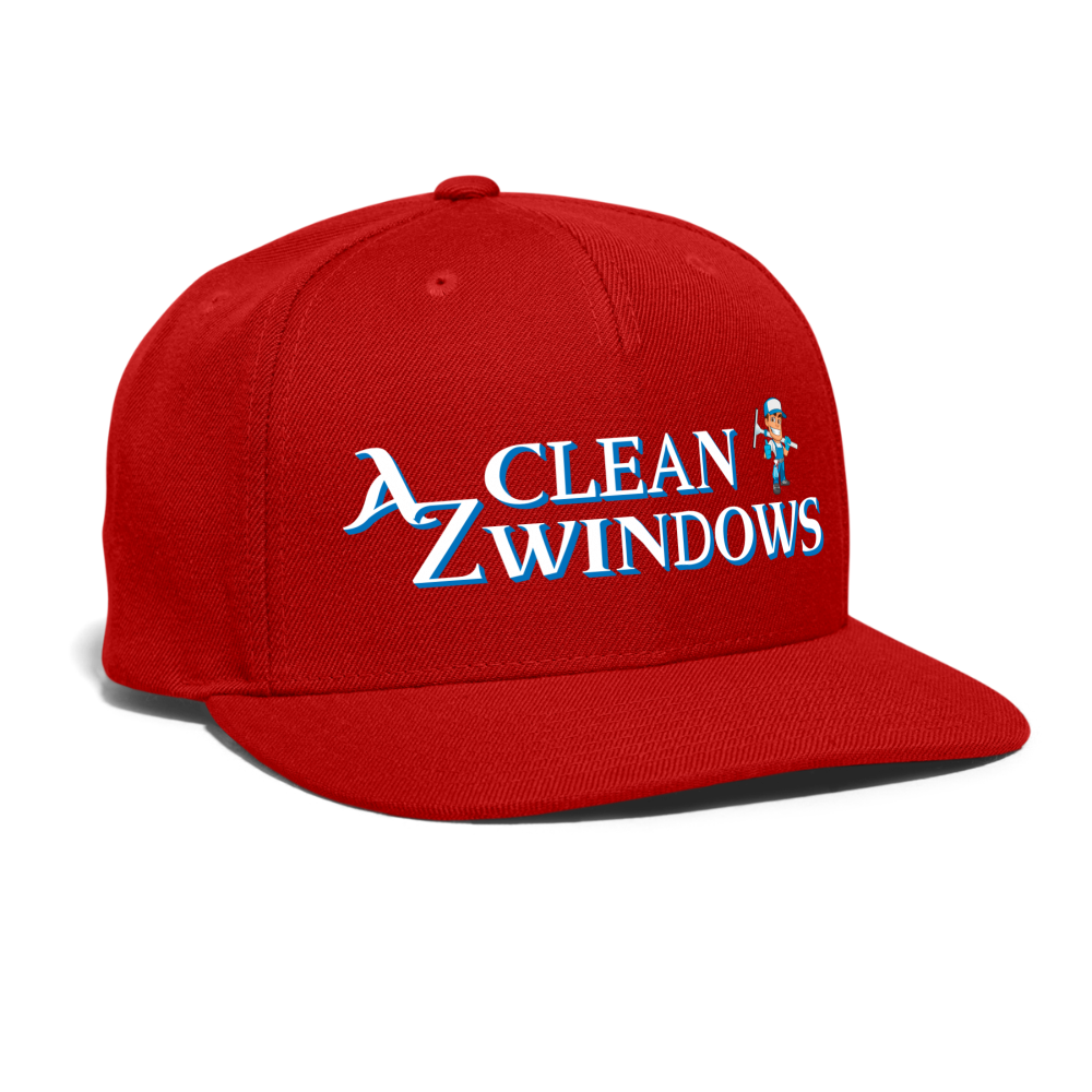 Az Clean Lgo GuySnapback Baseball Cap - red