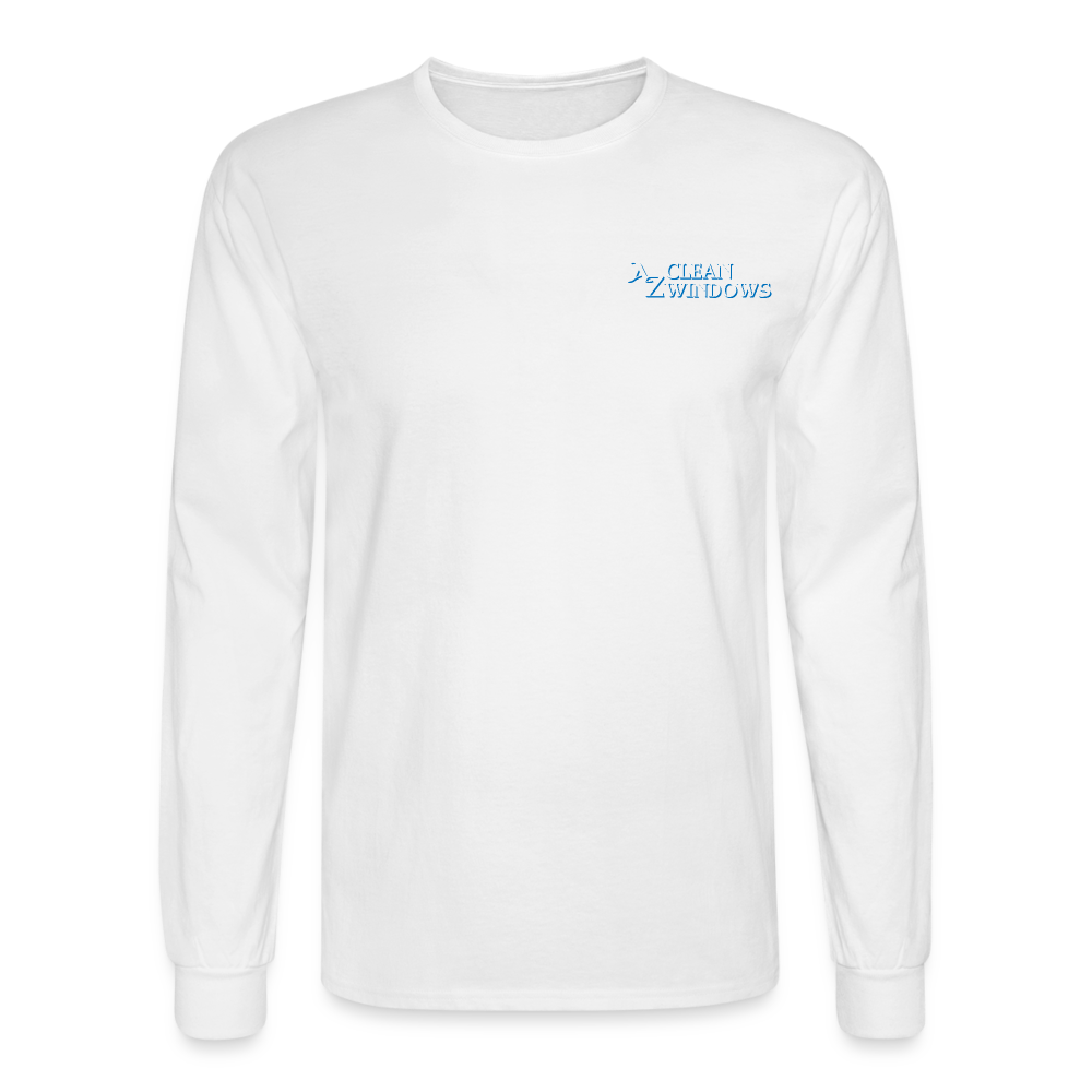Az Clean Wht Letters Long Sleeve - white