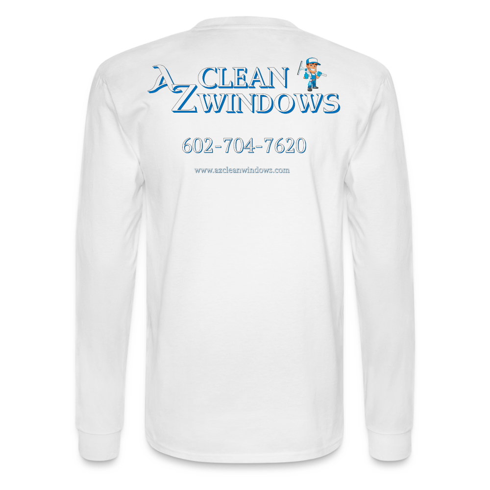 Az Clean Wht Letters Long Sleeve - white