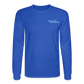 Az Clean Wht Letters Long Sleeve - royal blue