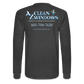 Az Clean Wht Letters Long Sleeve - heather black