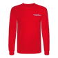 Az Clean Wht Letters Long Sleeve - red