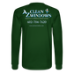 Az Clean Wht Letters Long Sleeve - forest green