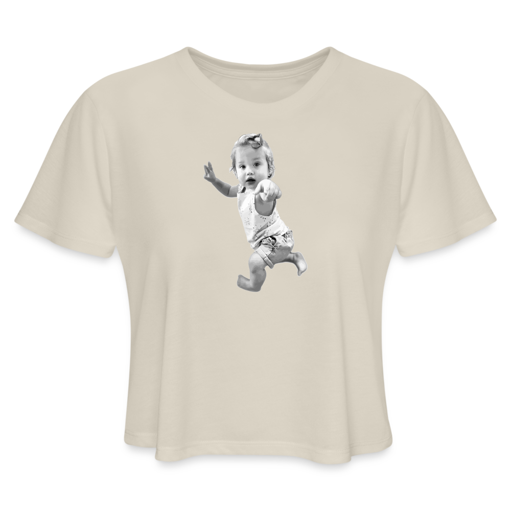 island Lesley Women's Cropped T-Shirt - dust