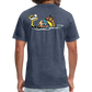 Peper Fish F/ Big Fish B T-Shirt by Next Level - heather navy