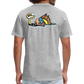 Peper Fish F/ Big Fish B T-Shirt by Next Level - heather gray