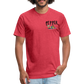 Peper Fish F/ Big Fish B T-Shirt by Next Level - heather red