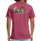 Peper Fish F/ Big Fish B T-Shirt by Next Level - heather burgundy